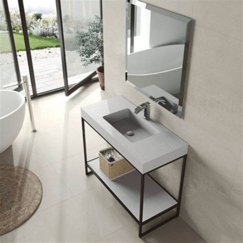 Mueble De Ba O Estructura De Hierro Lavabo Fald N