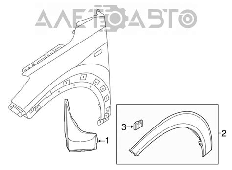 Накладка арки крыла перед лев Hyundai Tucson 16-20 потёрта 87711-D3000 ...