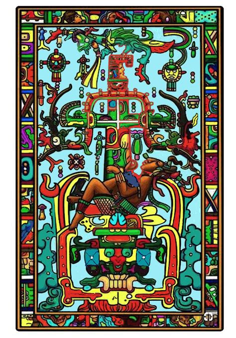 Maya Pilot King Mayan Art Maya Art Aztec Art