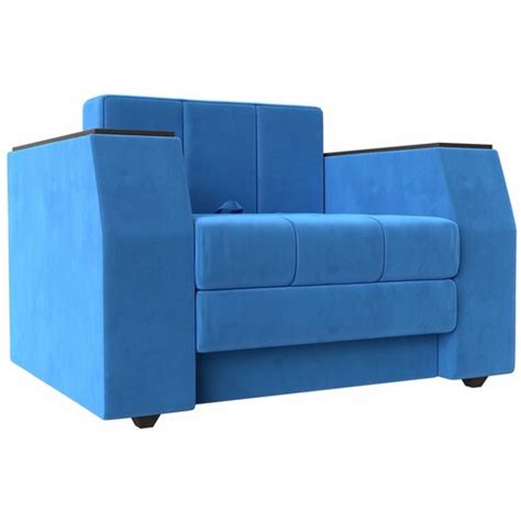 Кресло-кровать Москва 545 Велюр Голубой ширина 106см | Festima.Ru ...