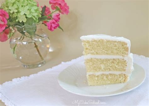 Vanilla Buttermilk Cake Recipe My Cake School