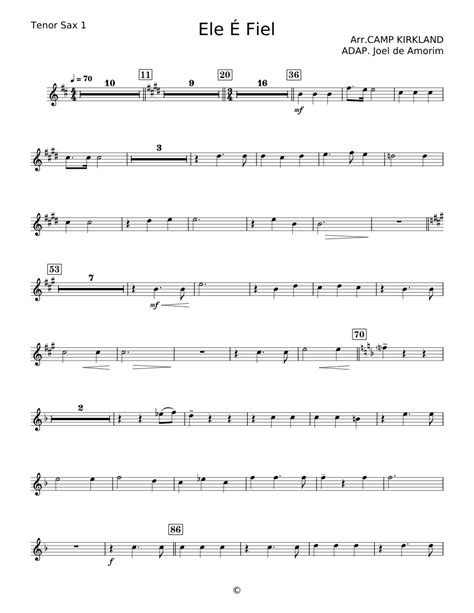 Ele É Fiel Chris Springer Leslie Rhonda Becki Sites Arr By Camp Kirkland Sheet Music For