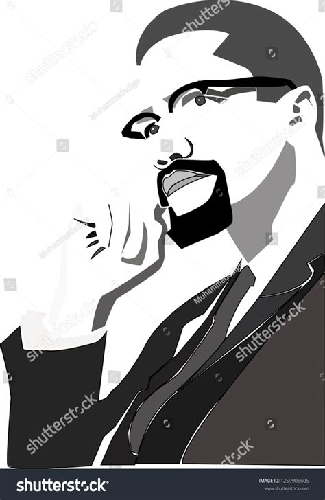 Vector Malcolm X Silhouette Download In Under 30 Seconds