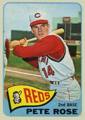 1965 Topps Pete Rose #207 Baseball Card Value Price Guide