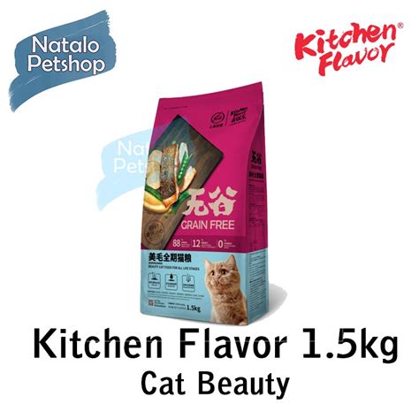 Jual Kitchen Flavor Beauty Cat Food Kg Makanan Kucing Shopee