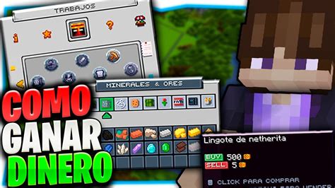 Como Tener Trabajos En Minecraft Y Como Ganar Dinero En El Server