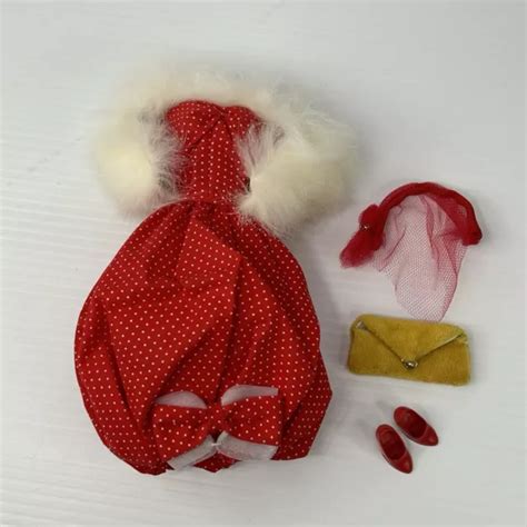 Barbie Red Gay Parisienne Outfit Vintage Handmade Artist Repro Reproduction