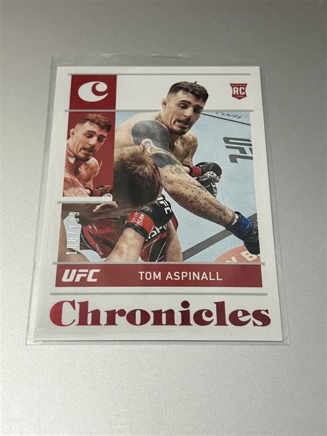 Panini Chronicles Ufc Rookies Red Tom Aspinall Rc For