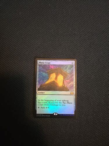 Mana Crypt Foil Mtg Double Masters Ebay