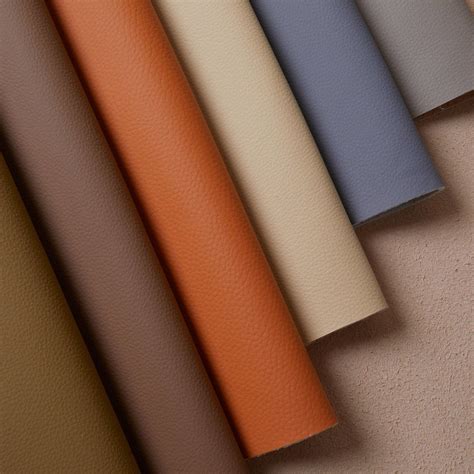 Pvc Pu Synthetic Semi Nature Leather Recycled Faux Suede For