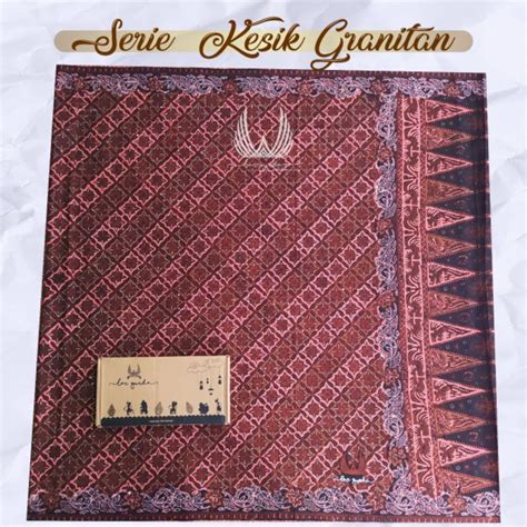 Jual Limited Edition Sarung Batik Largurda Serie Granitan Maroon