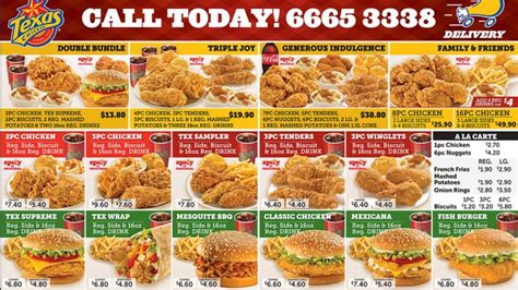 Texas Chicken Menu Texas Chicken Singapore Menu With Prices Updated 2025