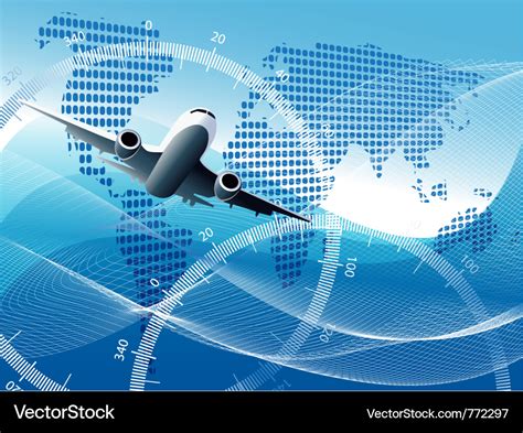 Plane background Royalty Free Vector Image - VectorStock