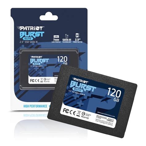 Ssd Gb Patriot Burst Elite Sata Iii Leitura Mb S Grava O