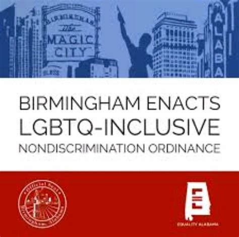 Birmingham Mayor Randall Woodfin D And The Birmingham City Council Enacts Lgbtq Inclusive