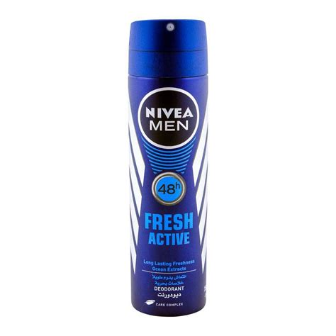 Nivea Men H Fresh Active Deodorant Spray Ml Eshaistic Pk