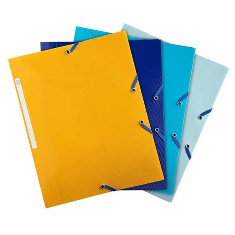 Exacompta Bee Blue Flap Folder A Assorted Colours Pack E