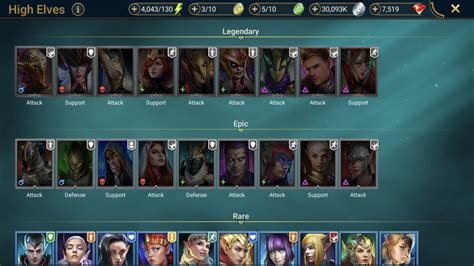 1 year in and no High Elves above Rare 👀 : r/RaidShadowLegends