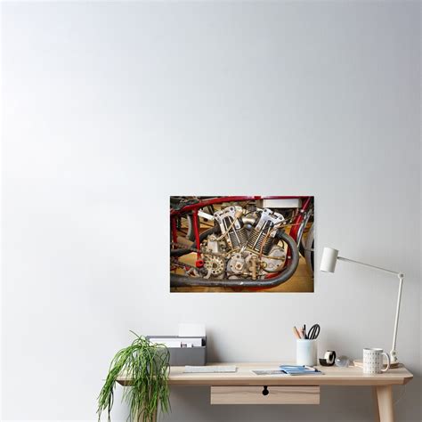 Burt Munro Special Indian Scout Engine Poster For Sale By