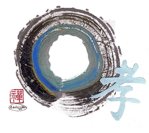 Piety Enso Painting By Ellen Miffitt Fine Art America