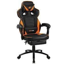 Cadeira Gamer Oex Gc Estofado Kg Preto E Laranja Shopee Brasil