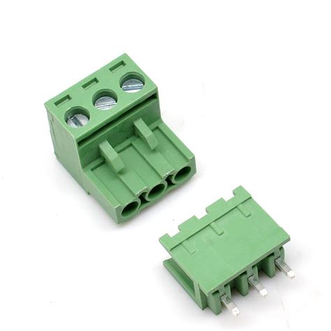 Oiyagai Set Pin Mm Pitch Male Female Pcb Screw Terminal Block