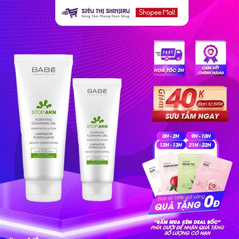 S A R A M T Cho Da D U Babe Stop Akn Purifying Cleansing S Ch Tho Ng L Ch N L Ng Cho Da M N