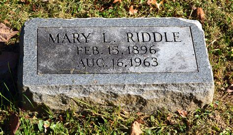 Mary Elizabeth Settle Riddle 1896 1963 Mémorial Find a Grave