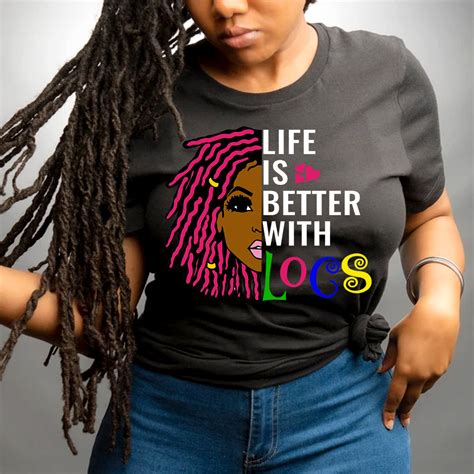 Better With Locs Dtf Transfer Pink Dtftransfers247