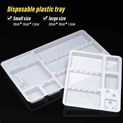 Sj Plastic Disposable Separating Dental Instrument Tray Divided Setup