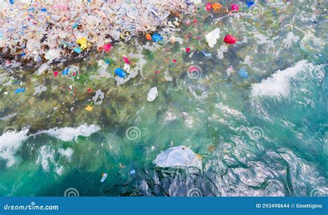 Ocean And Coasts Infested With Plastic Waste And Microplastics Stock Photography | CartoonDealer ...