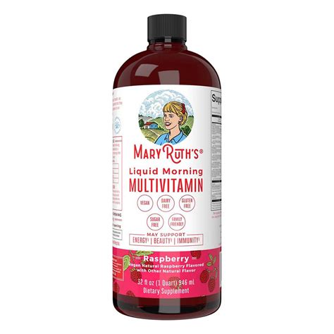 Mary Ruth's Liquid Morning Multivitamin - Raspberry - Shop Multivitamins at H-E-B