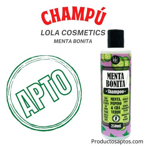 Champú Menta Bonita Lola Cosmetics Productos Aptos