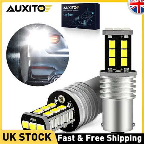 AUXITO 1156 BA15S 7506 P21W LED Brake Reverse Light Bulb Canbus Error