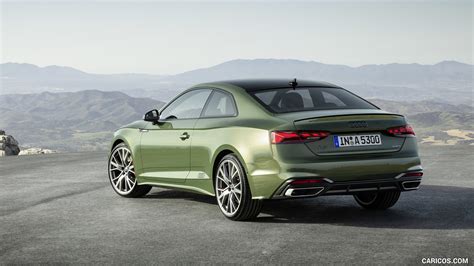 Audi A5 Coupe 2020my Color District Green Rear Three Quarter