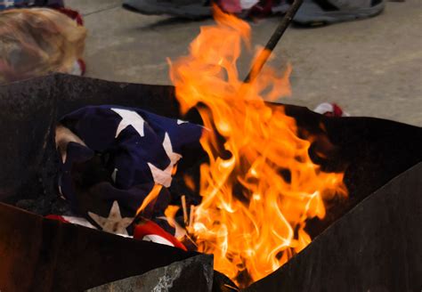 Lanesboro Legion Flag Burning Ceremony