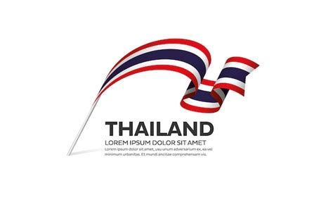 Premium Vector Thailand Flag Vector