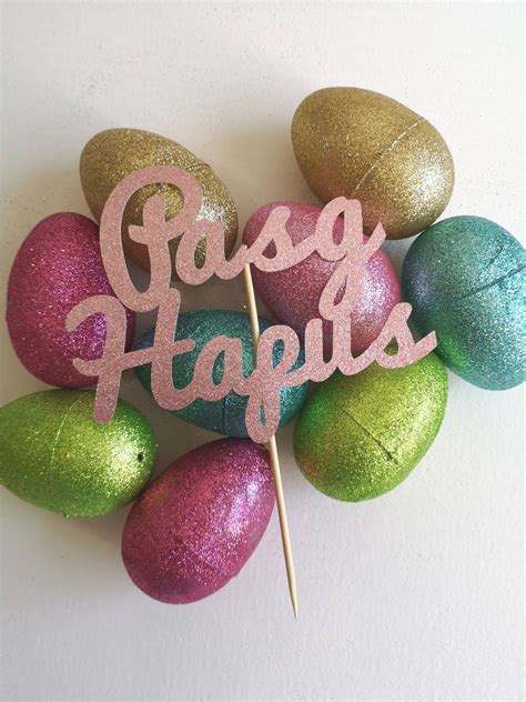 Pasg Hapus Bunting Y Topper Pastel Etsy