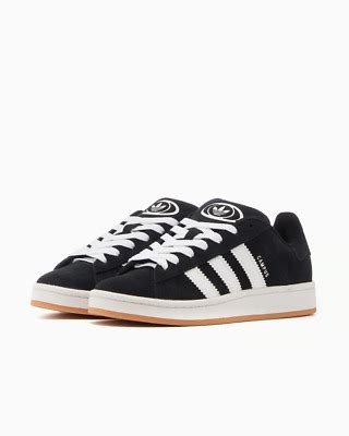 Adidas Campus S Black White Gum Gs Hq Ebay