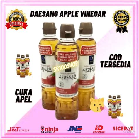 Jual Makanan Korea Cuka Apel Fermentasi Daesang Apple Vinegar Shopee