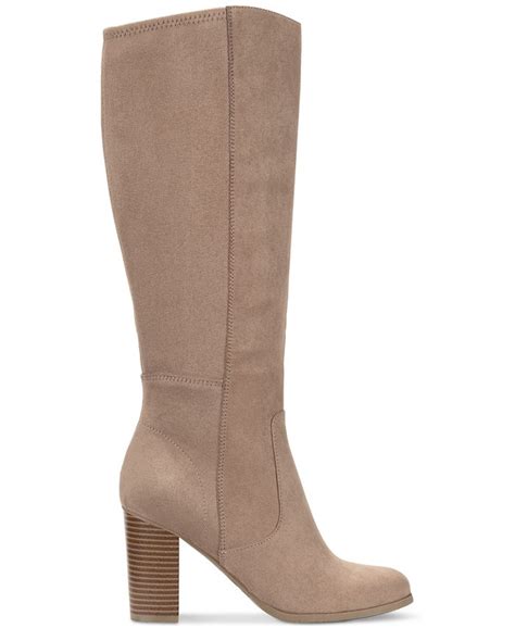 Style And Co Addyy Extra Wide Calf Dress Boots Created For Macys Macys