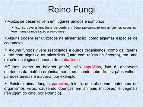 Caracteristicas Do Reino Fungi 8
