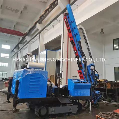 150m Deep Hydraulic DTH Rock Borehole Water Well Drill Rig Anchoring