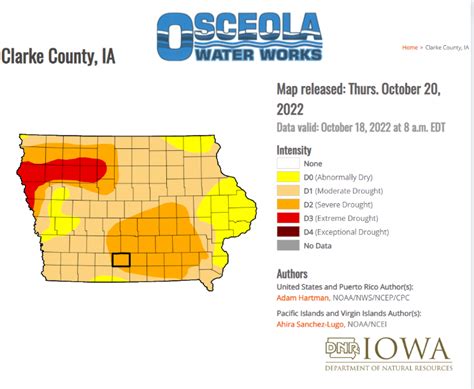 10/20/2022 Drought Conditions Worsening across Iowa - Osceola Water ...