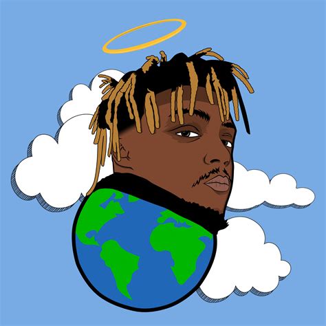 Juice Wrld Fan Art Cartoon - A Lil Juice Fan Art Tudoo Or On Instagram Juicewrld | Oh Crop Bitcoin