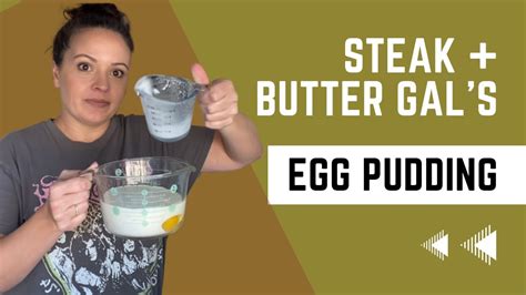 Trying Out Bellas Carnivore Egg Pudding Recipe Steakandbuttergal