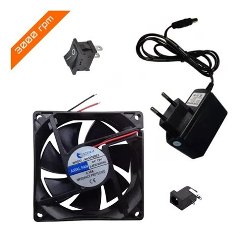 Ventilador Cooler Ventoinha X X Mm V C Fonte Bivolt Mercadolivre