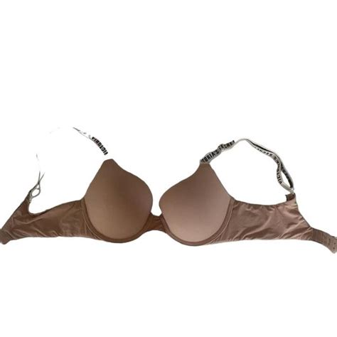 Victorias Secret Nude Light Pink Monogram Strap Depop