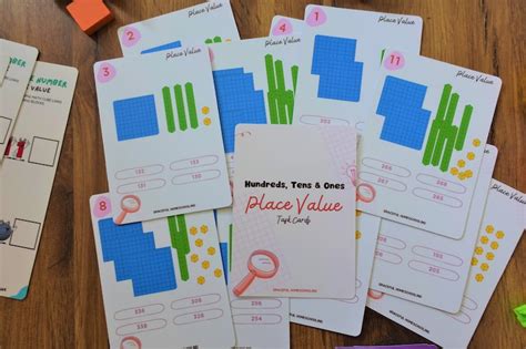 Math Task Cards Bundle Place Value Printable For Classroom