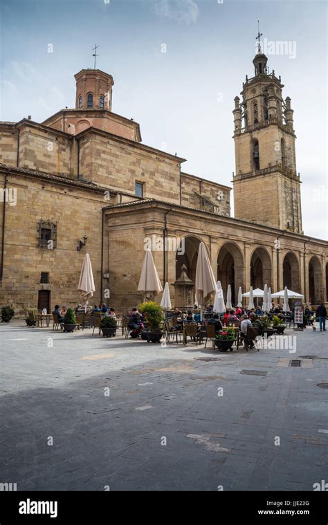 Exterior of the Santa Marías church at Los Arcos Navarra Spain